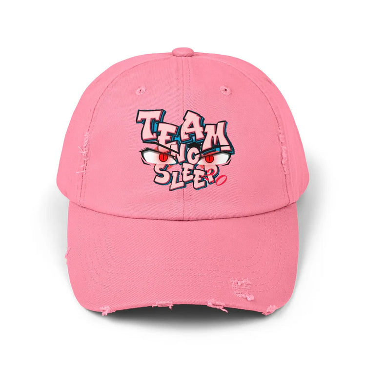 Team No Sleep 2.0 Women's  Distressed Cap