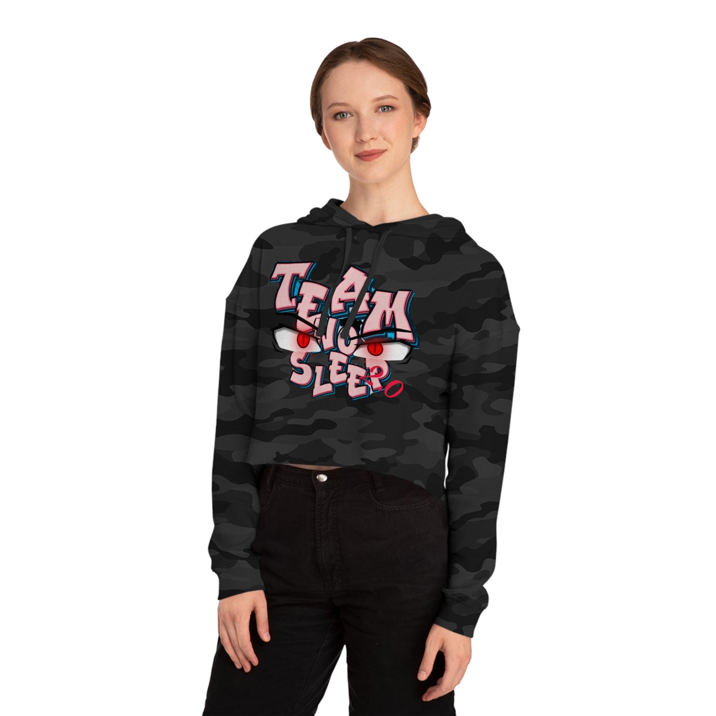 Team No Sleep 2.0 Women’s Cropped Hooded Sweatshirt