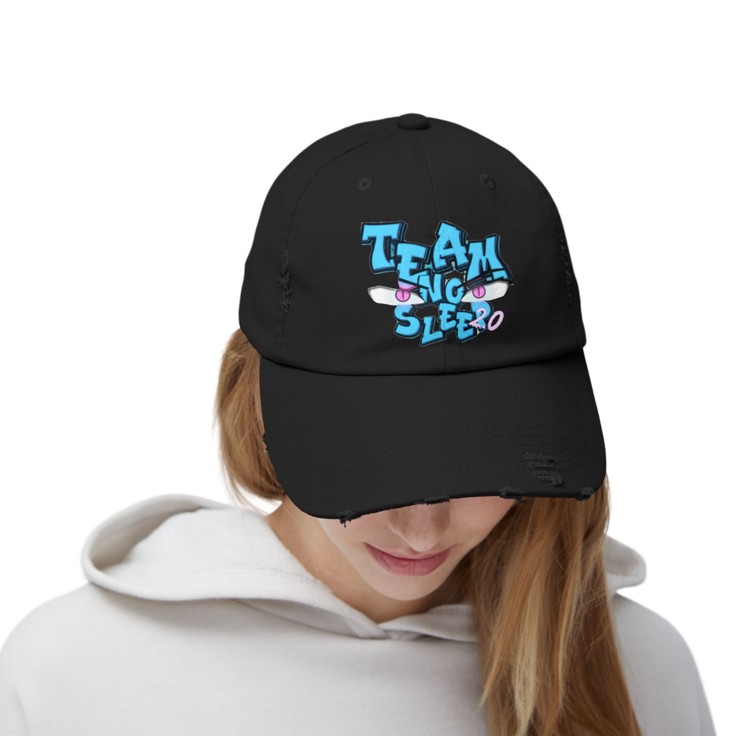 Team No Sleep 2.0 Men's Distressed Cap