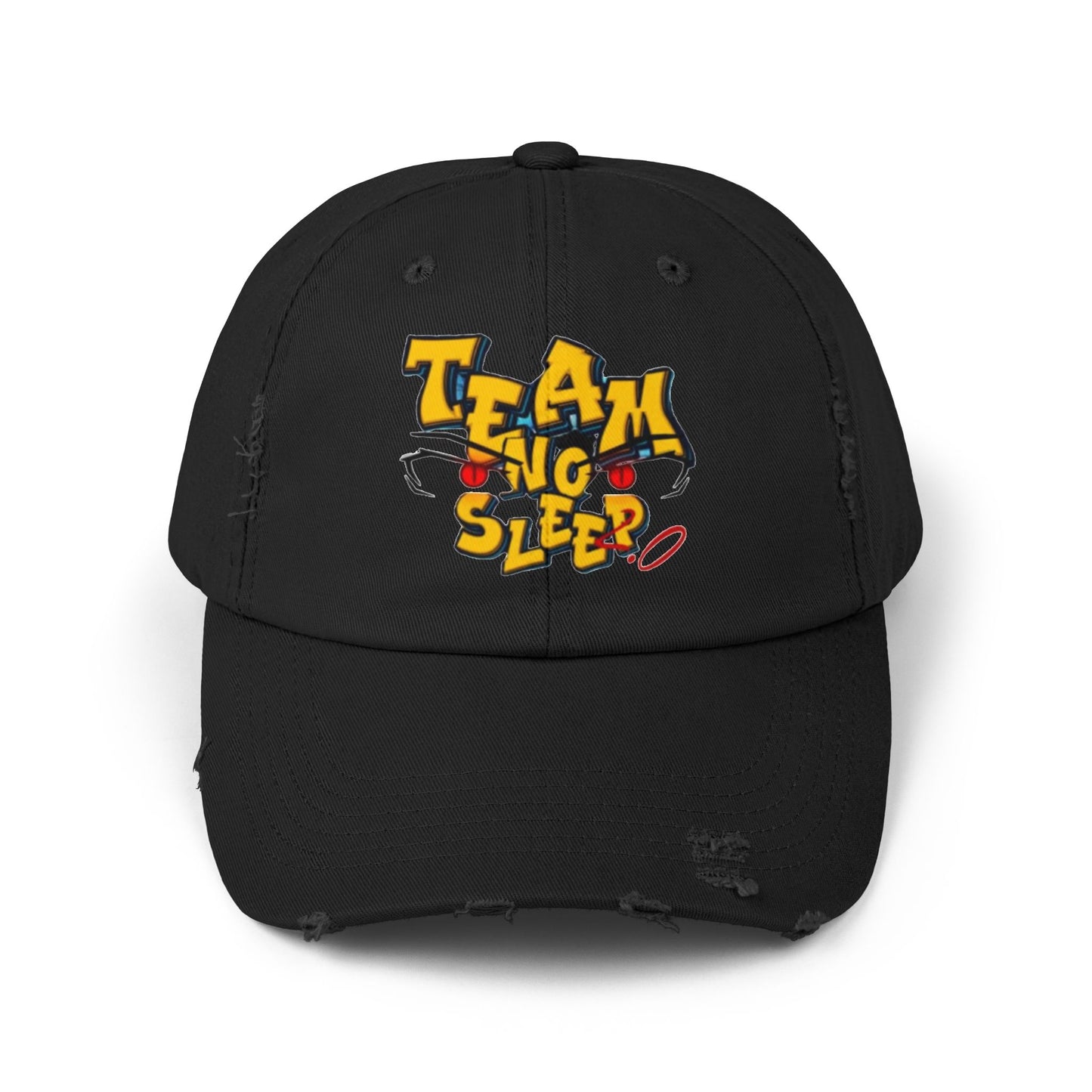 Team No Sleep 2.0 Men's Distressed Cap