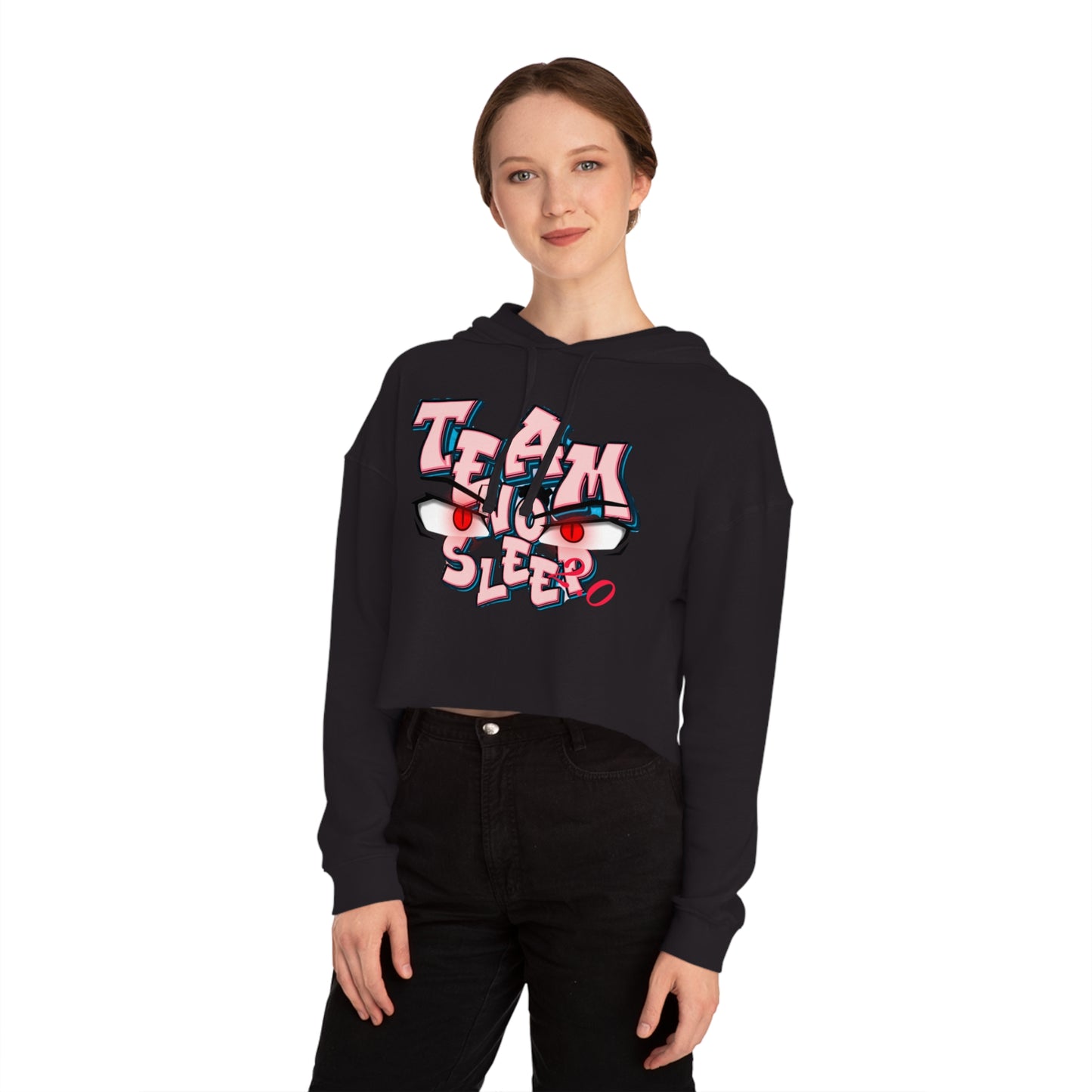 Team No Sleep 2.0 Women’s Cropped Hooded Sweatshirt