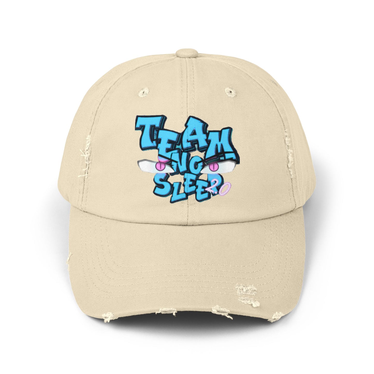 Team No Sleep 2.0 Men's Distressed Cap