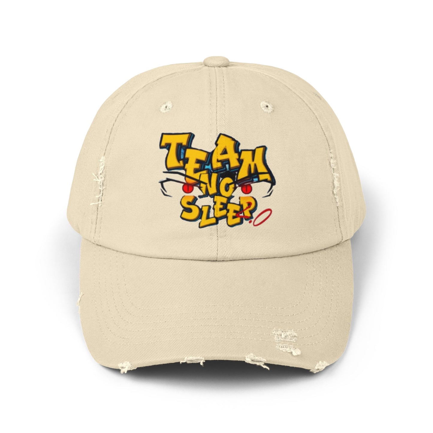 Team No Sleep 2.0 Men's Distressed Cap