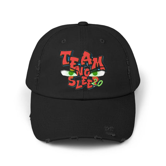 Team No Sleep Men's Distressed Cap