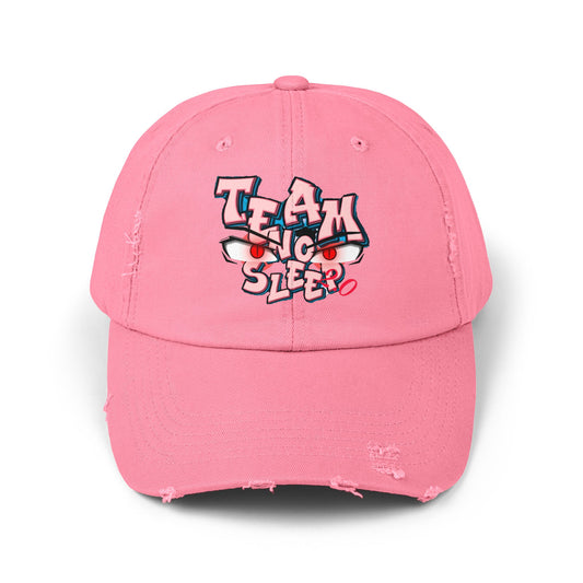 Team No Sleep 2.0 Women's Distressed Cap