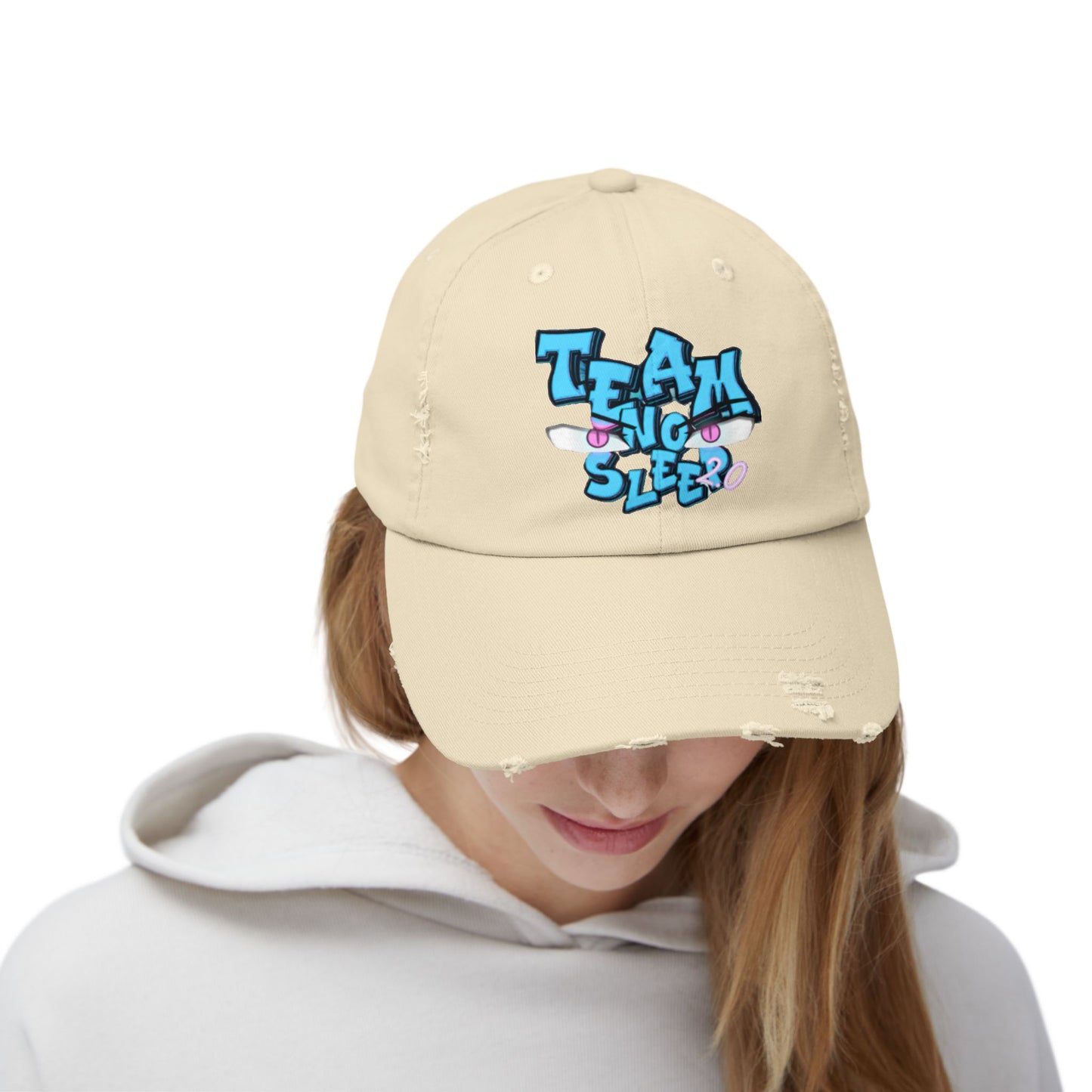 Team No Sleep 2.0 Men's Distressed Cap