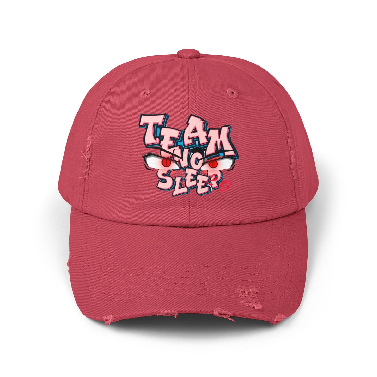 Team No Sleep 2.0 Women's Distressed Cap