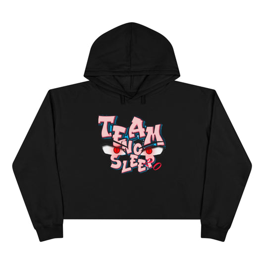 Team no Sleep Women's Crop Hoodie