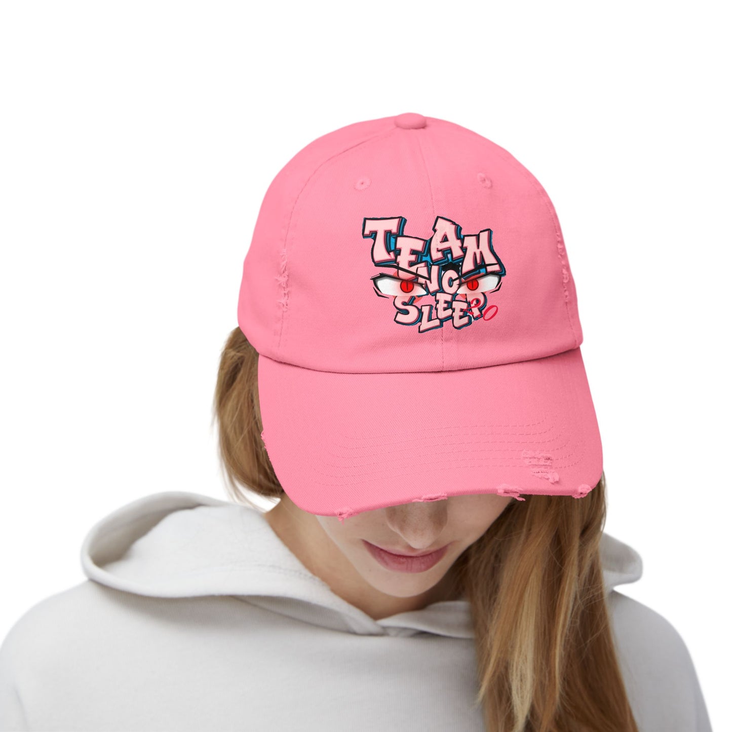 Team No Sleep 2.0 Women's Distressed Cap