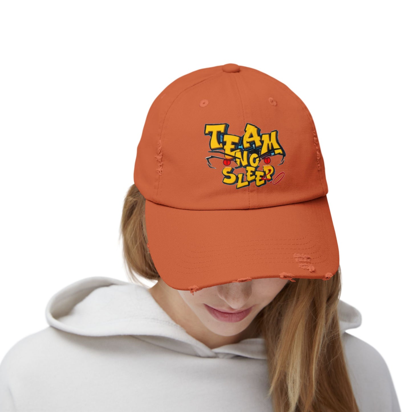 Team No Sleep 2.0 Men's Distressed Cap