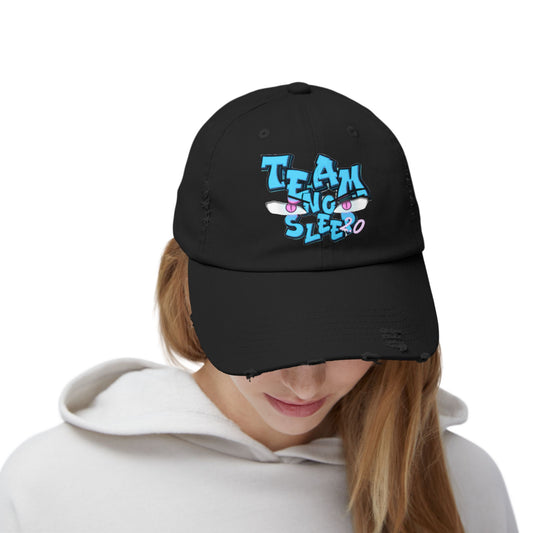 Team No Sleep Girl's Distressed Cap