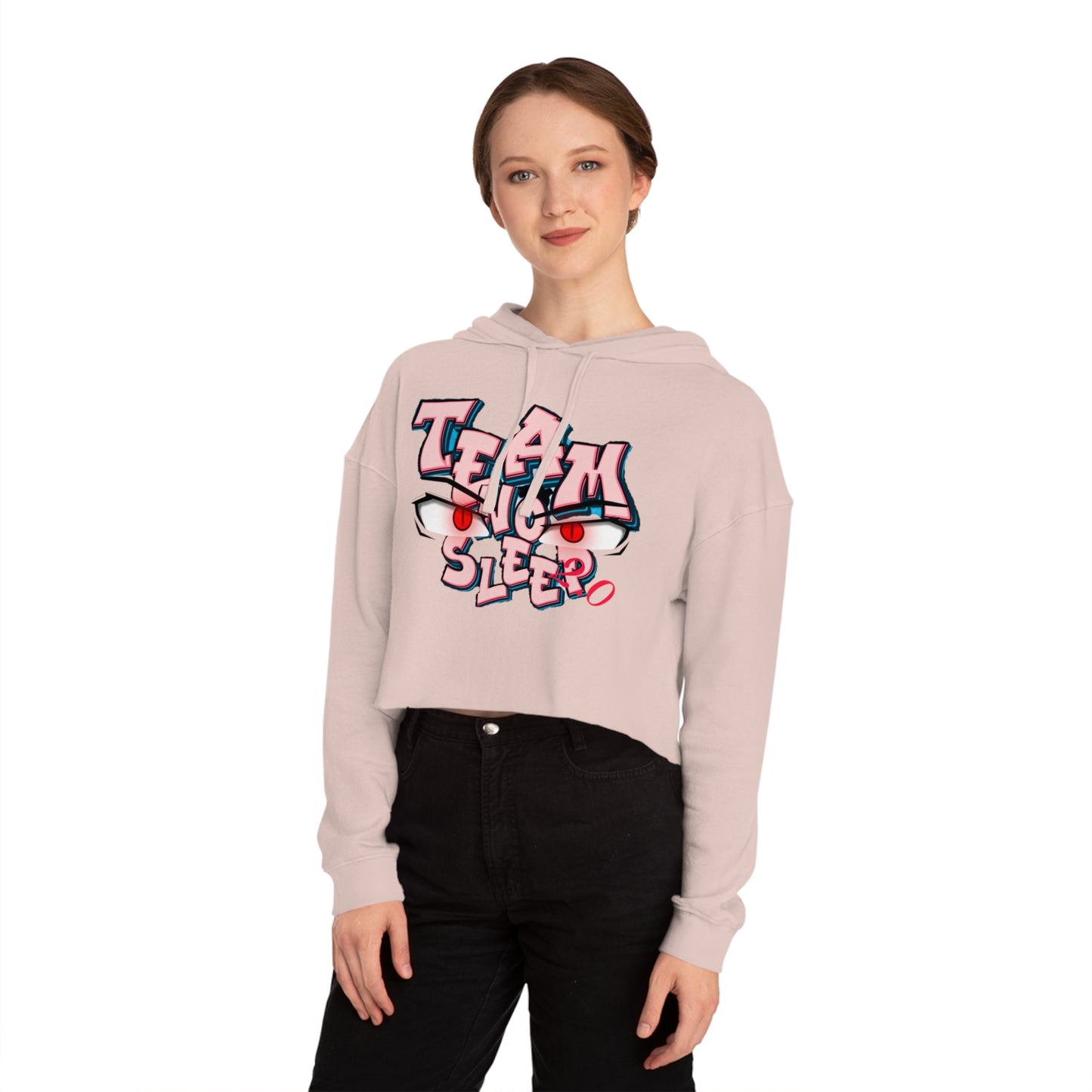 Team No Sleep 2.0 Women’s Cropped Hooded Sweatshirt