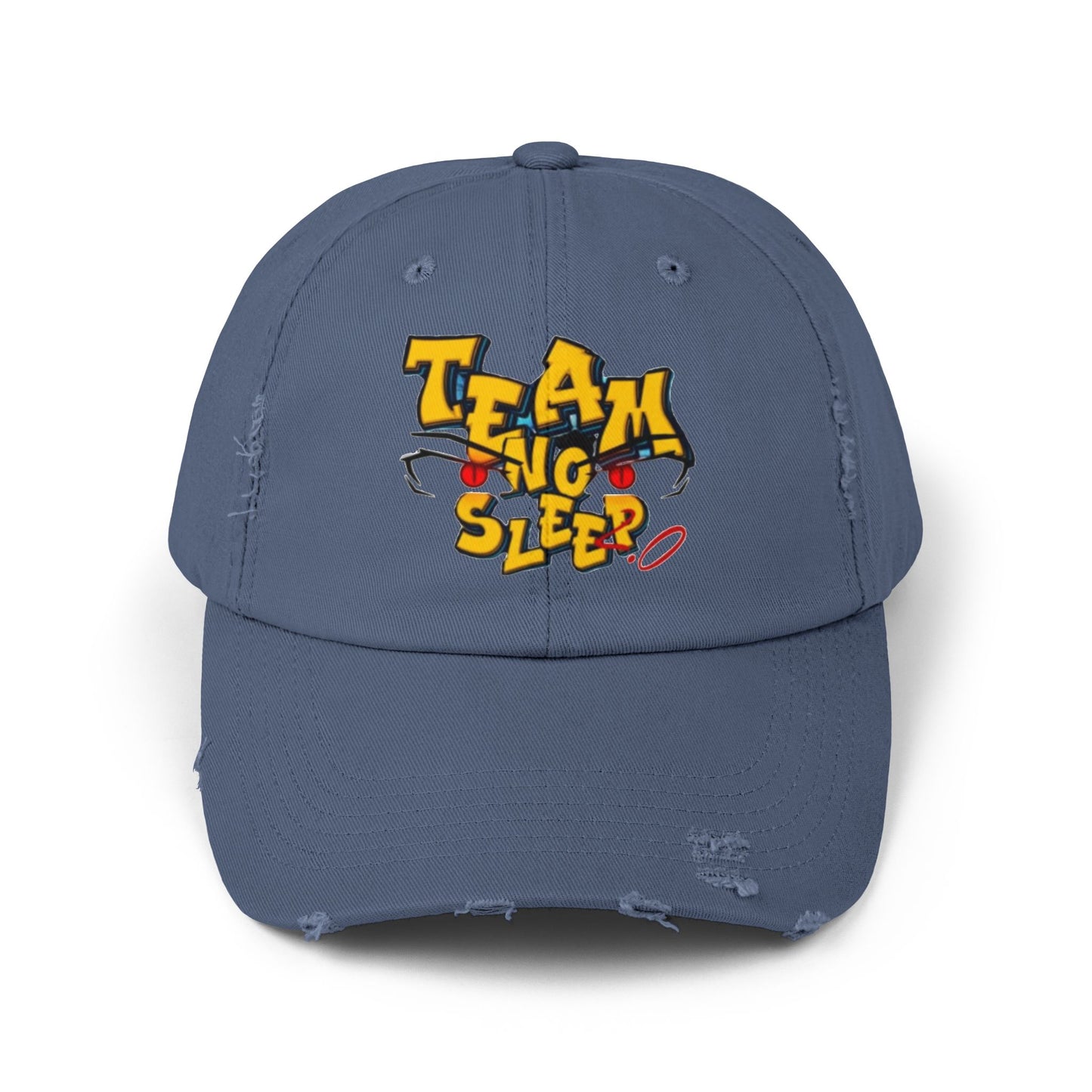 Team No Sleep 2.0 Men's Distressed Cap