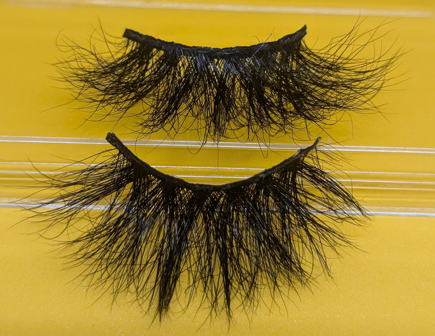 Black Silk Fluffy Faux Eyelashes 25mm